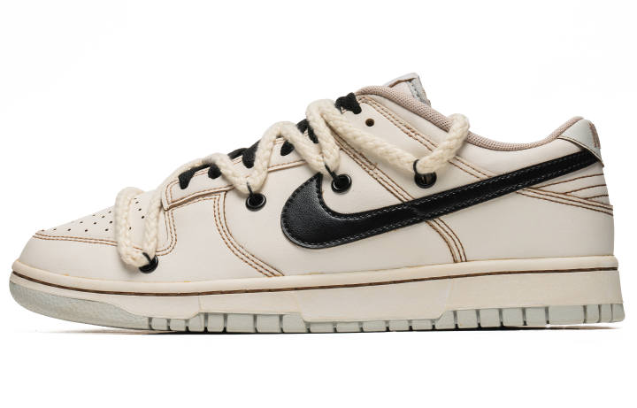 Nike Nike Dunk Low top Skateboard Shoes Men's Black Brown