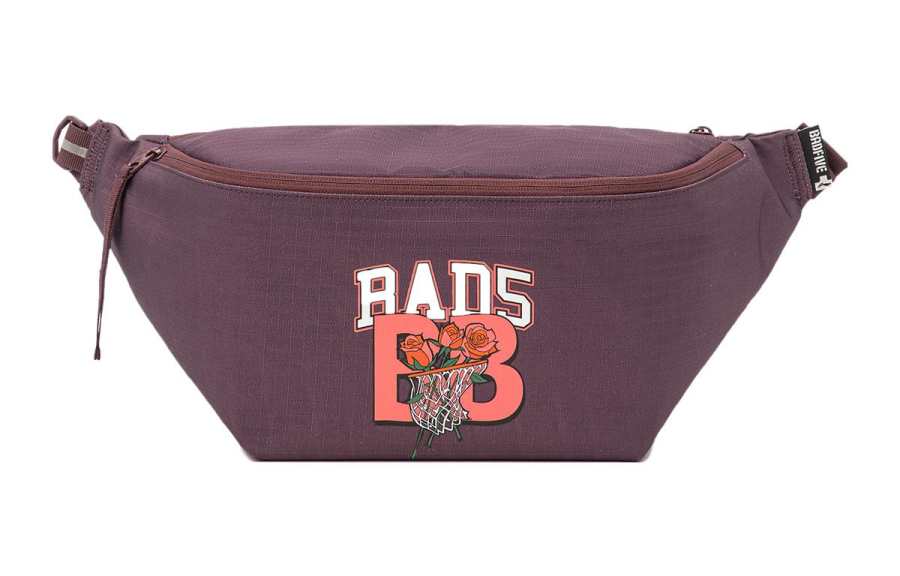 Li-Ning Li Ning Polyester Sling Bag, Fanny Pack Regular Unisex Deep Purplish Red