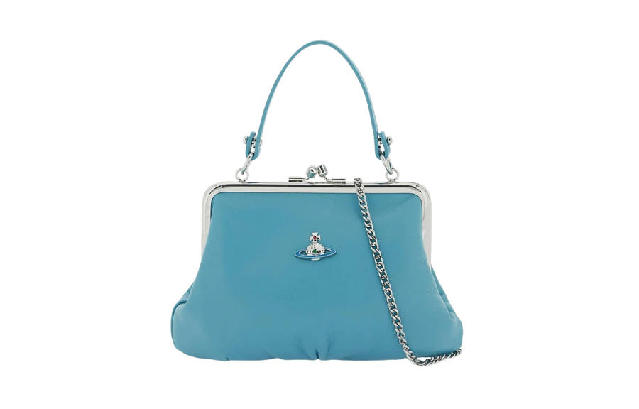 Vivienne Westwood Lambskin Dumpling Bag, Handbag, Shoulder Bag, Crossbody Bag, Wallet Regular Women's