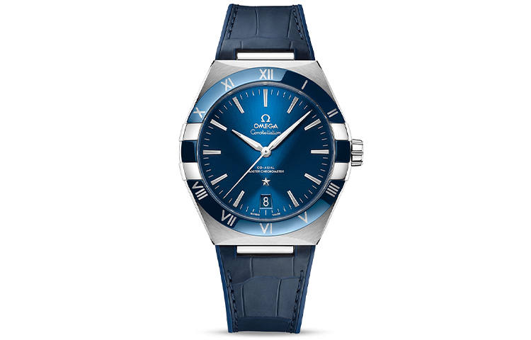 OMEGA Constellation Collection Zodiac Watch Automatic Mechanical Movement Men's Watches Watch 41mm Blue Dial