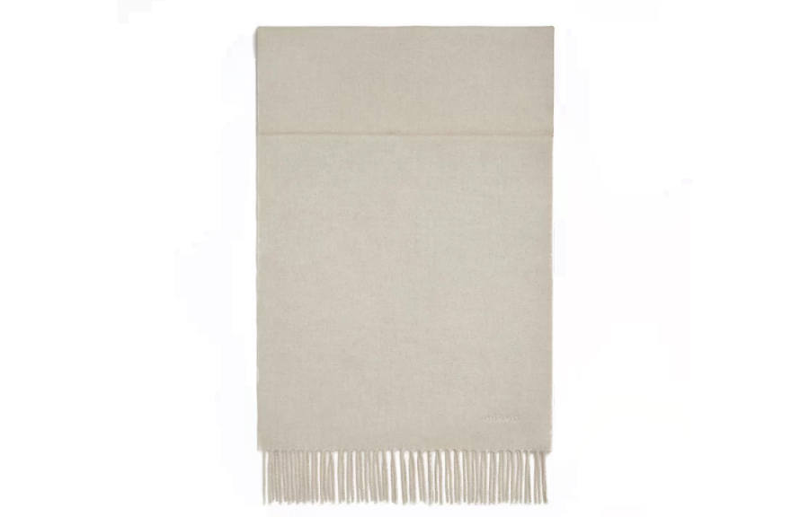 HERMES HERMES Knit Scarves Men's Beige