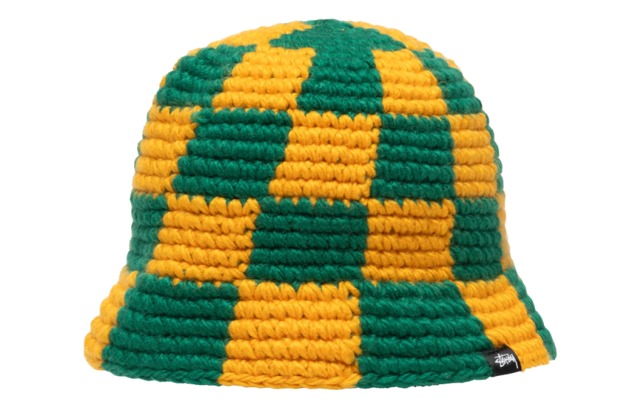Stussy Stussy Bucket Hat Checker Knit