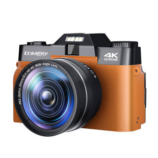Komery R10 Digital Cameras Kids' Students Selfie Entry Level Mini Cameras With 32G Orange
