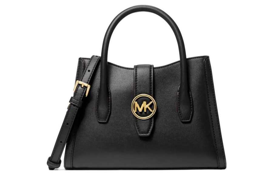 MICHAEL KORS Gabby Artificial Leather Shoulder Bag, Handbag Small Women's Black