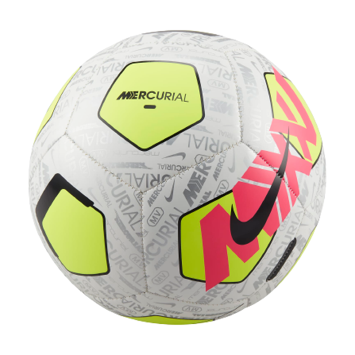 Nike Nike Size 3 Soccer Ball Rubber Machine Stitched Soccer Ball Kids' White/Neon/Black/Ultra Pink