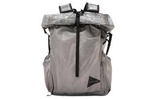 And Wander Backpack Outdoor Bag Polyester Charcoal Gray Unisex