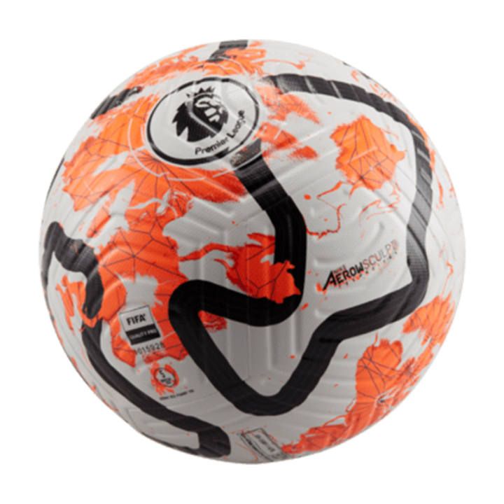Nike Nike Size 5 Ball Soccer Ball Rubber Unisex White, Full Orange, Black