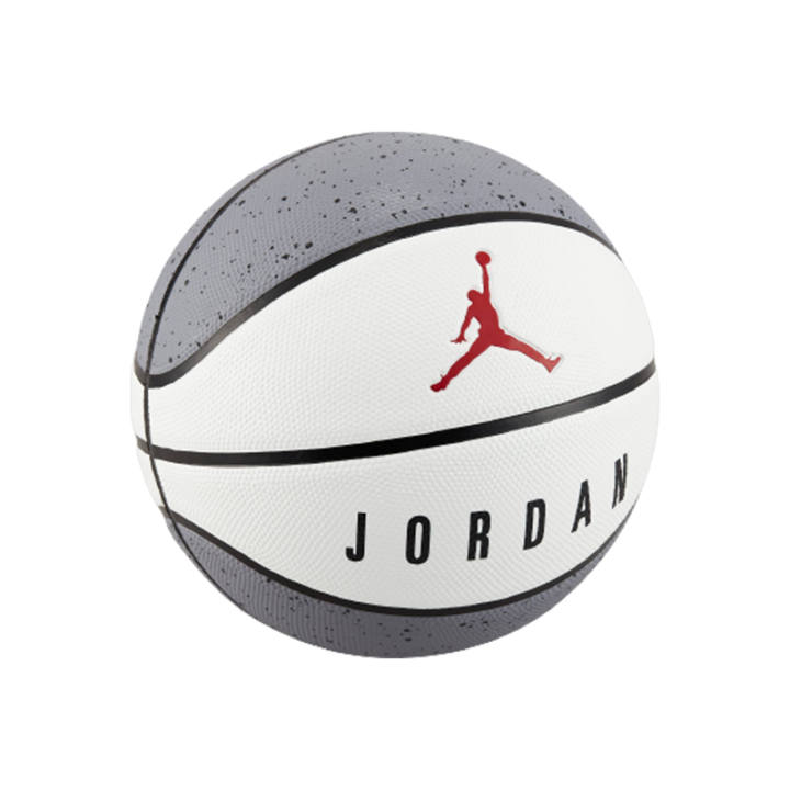 Jordan Jordan Rubber Basketball White Gray Size 7, Size 6, Size 5 Training Unisex