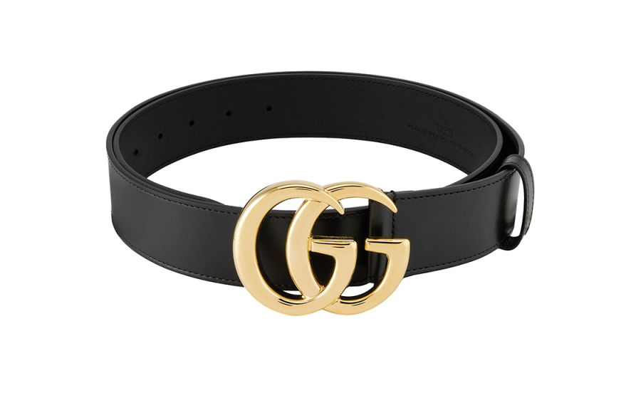 GUCCI GUCCI Gg Marmont Belt Shiny Buckle 1.5 Width