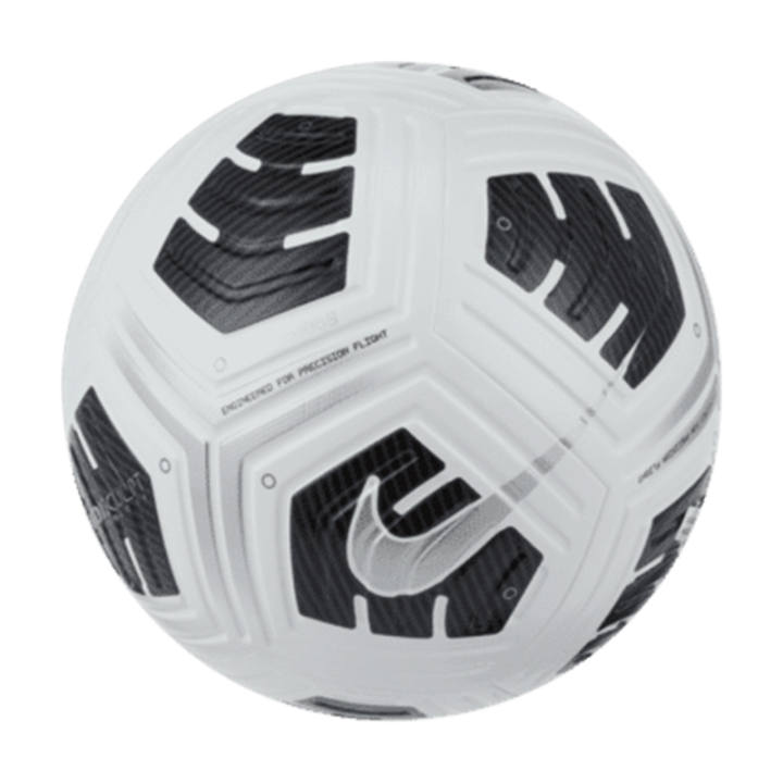 Nike Nike Size 5 Ball Soccer Ball Rubber Unisex White/Black/Metal Silver