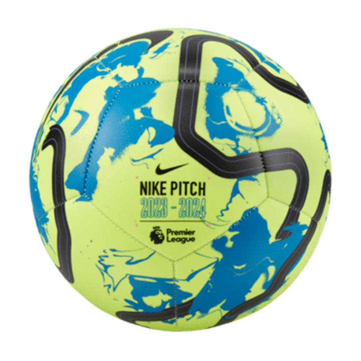 Nike Nike 3 4 Size 5 Ball Soccer Ball Rubber Machine Stitched Soccer Ball Unisex Neon Yellow/Star Cloud Blue/Black