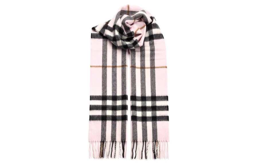 Burberry Burberry Checked Fringed-Edge Scarf