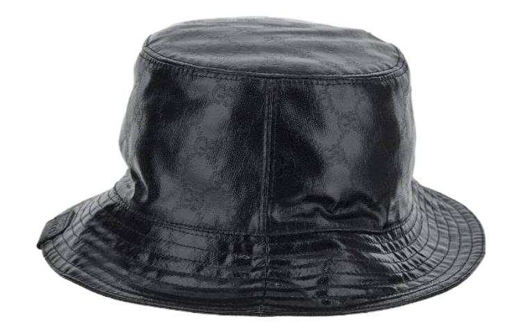 GUCCI GUCCI Gg Monogrammed Leather Bucket Hat