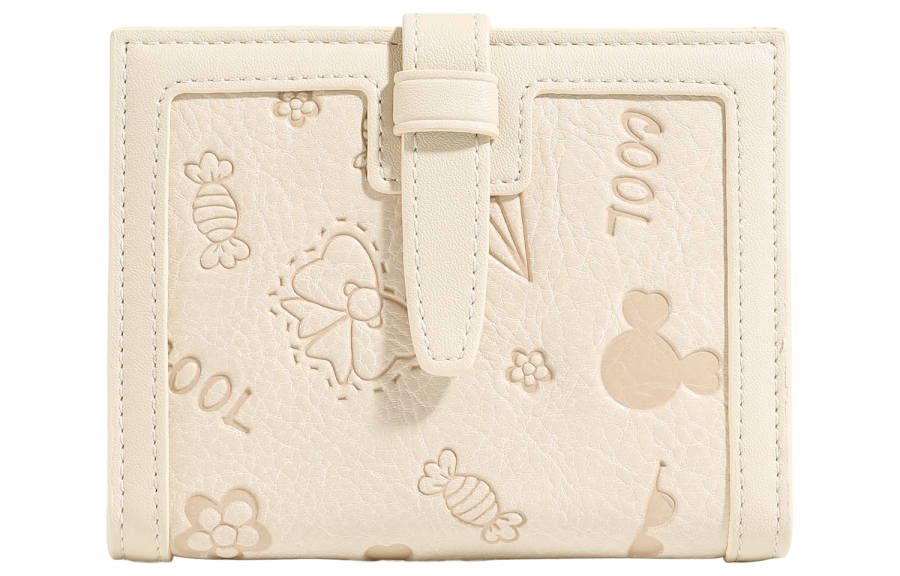 AILUXI Synthetic Leather Women's Bag Card Holder, Wallet Women's Milkshake White