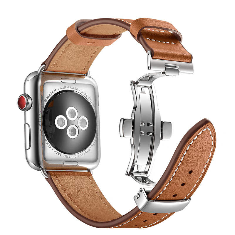 IBOANN IBOANN Strap Apple Compatibility Genuine Leather Material