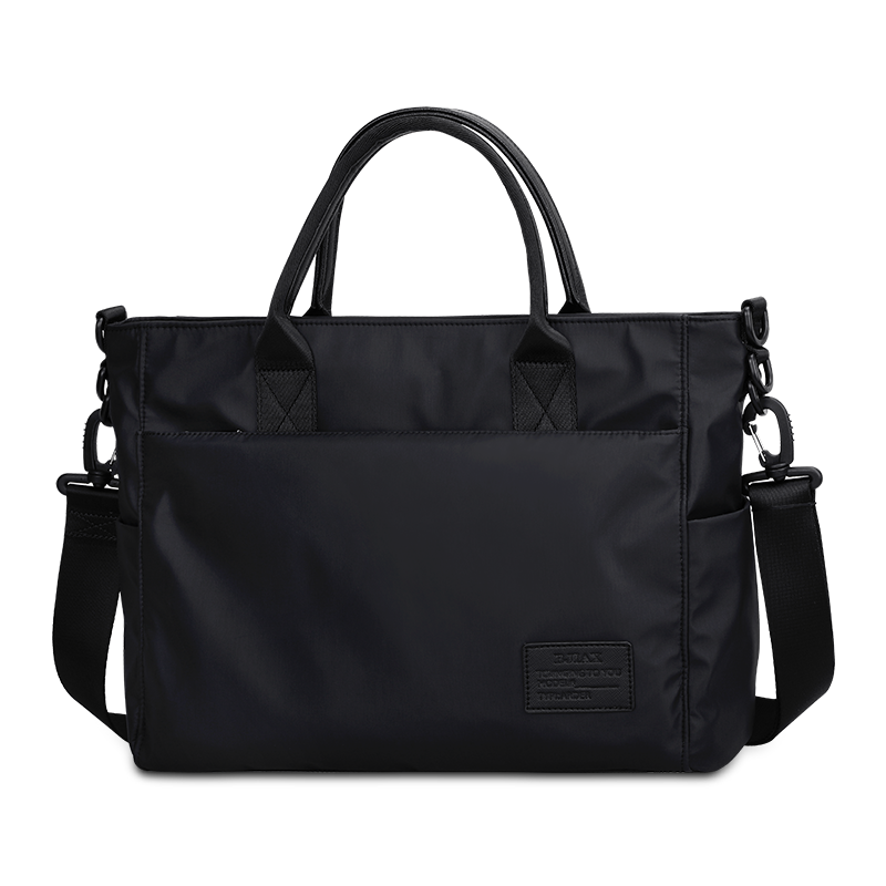 BJIAX Nylon Handbag Briefcase Large Men's Black