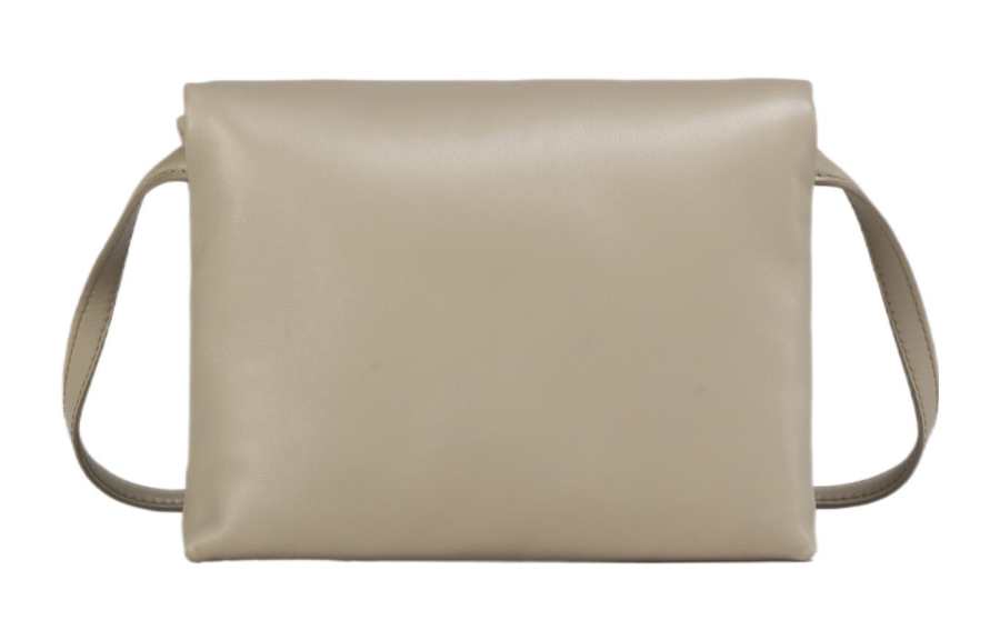 MARNI Cow Leather Shoulder Bag Regular Women's Beige
