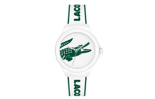 LACOSTE NEOCROC Wrist Watches Quartz Movement Silicone Strap 38mm White Dial Men's Watches ['50', 149262]m Waterproof
