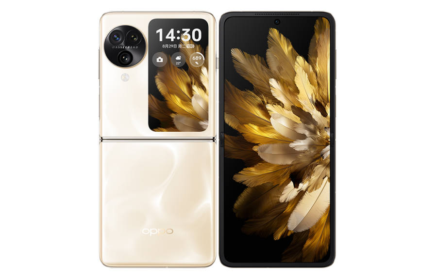 OPPO Find N3 Flip Ultra High Contrast Triple Camera, Professional Hasselblad Portrait 5G Foldable Display, Cell Phone