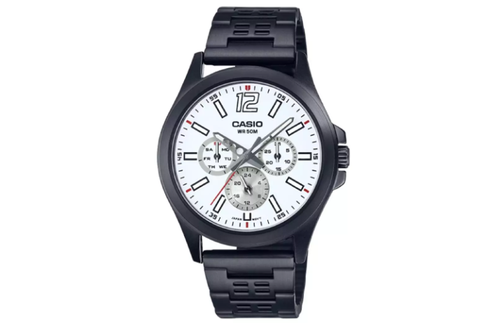 CASIO CASIO STANDARD Quartz Movement Stainless Steel Strap Watch Men's Watches White Dial