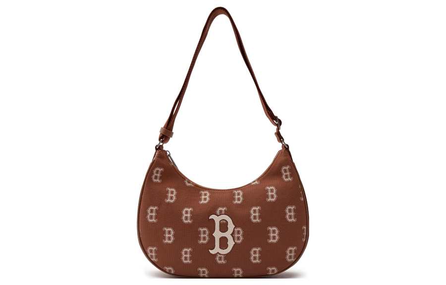 MLB MLB Polyester With Cotton Shoulder Bag Women's Brown