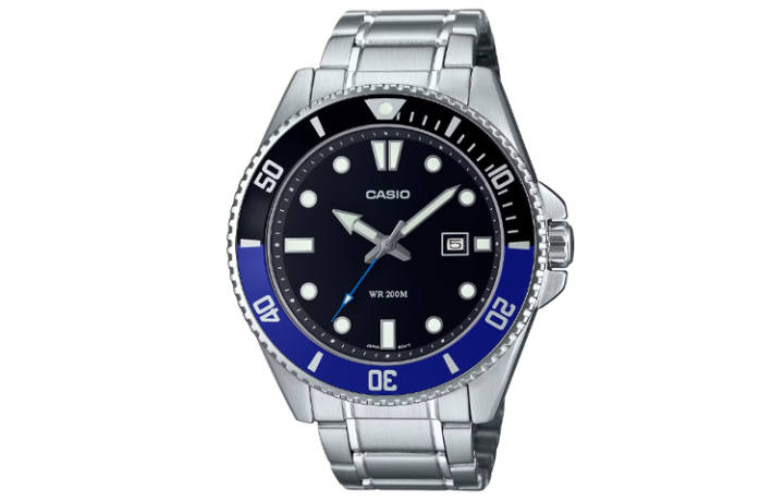 CASIO CASIO Men Black Watch MDV-107D-1A2