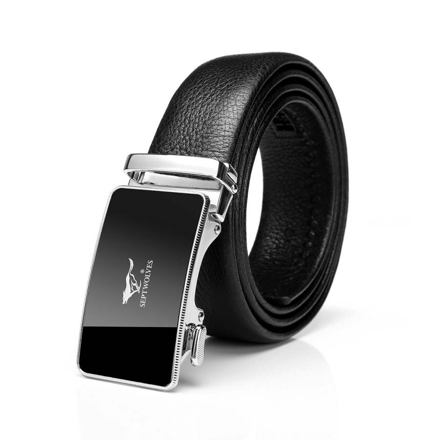 SEPTWOLVES SEPTWOLVES Cow Leather Belts Men's Width 3.5cm