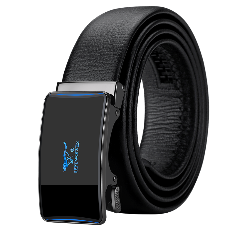 SEPTWOLVES SEPTWOLVES Cow Leather Belts Men's Width 3.5CM