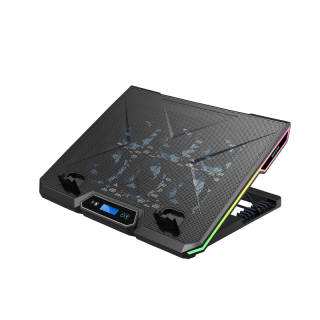 Erazer Fan Cooling Esports Gaming Computer Heat Dissipation Stand With RGB Lighting LCD Display Screen Radiators