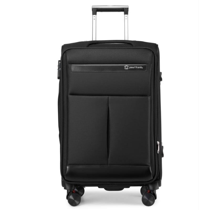 PAUL FRANK ABS+PC Suitcase, Luggage, And Checked Baggage For Travel 20 Inch, 24 Inch, 26 Inch Unisex Black, White