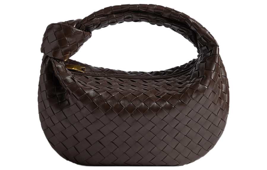Bottega Veneta Jodie Sheepskin Shoulder Bag, Handbag Teen Women's Chocolate Brown