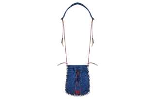 CLOT Mixed Wool Crossbody Bag, Shoulder Bag Regular Unisex Blue