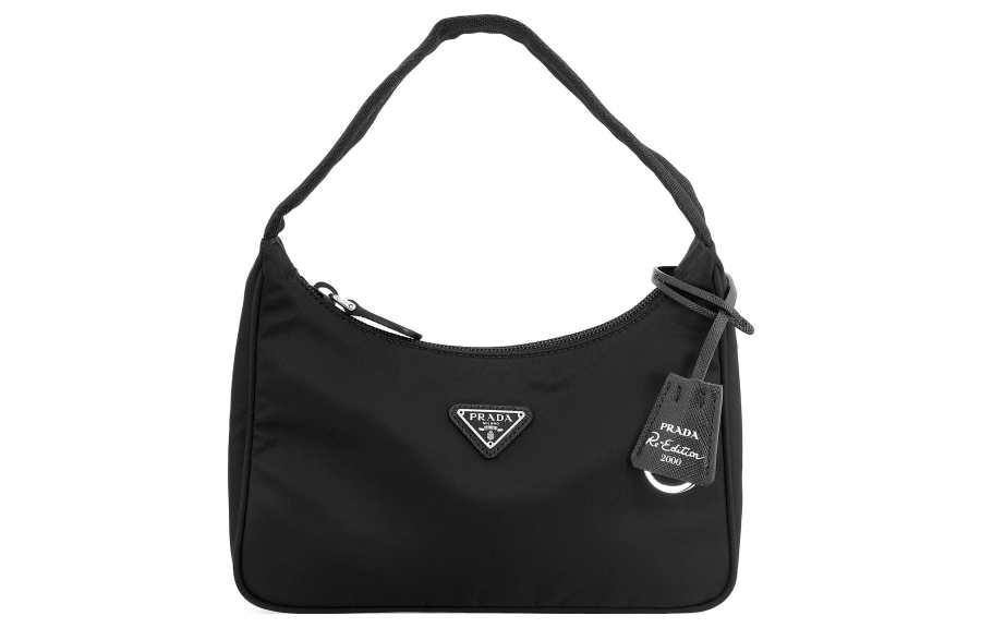 PRADA PRADA Re Edition Recycled Nylon Shoulder Bag Mini Women's Black