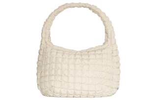COS Polyester Cloud Bag, Handbag, Shoulder Bag Women's Beige