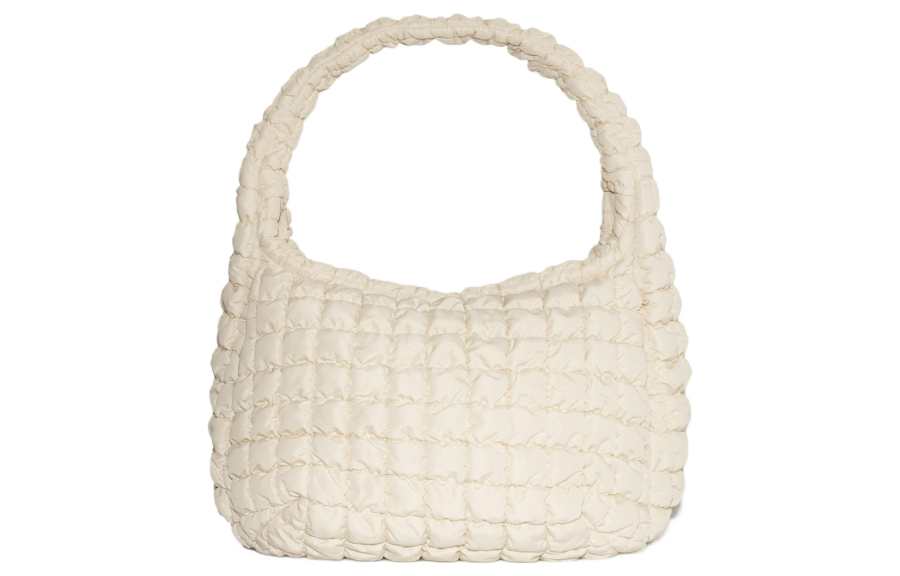 COS Polyester Cloud Bag, Handbag, Shoulder Bag Women's Beige