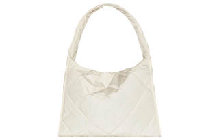 COS Polyester Handbag, Shoulder Bag Unisex Cream