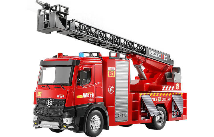 BIG TAYLOR Inertia Scooter Collection Kids' Alloy Fire Truck Toys