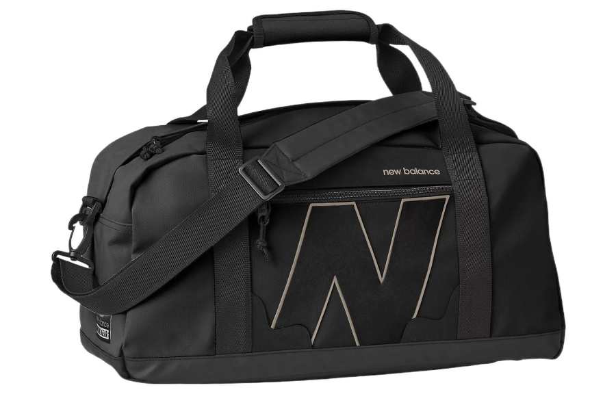 New Balance New Balance PU Polyurethane Shoulder Bag, Crossbody Bag, Handbag, Travel Bag Regular Unisex Black