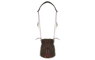 CLOT Mixed Wool Crossbody Bag, Shoulder Bag Unisex Olive