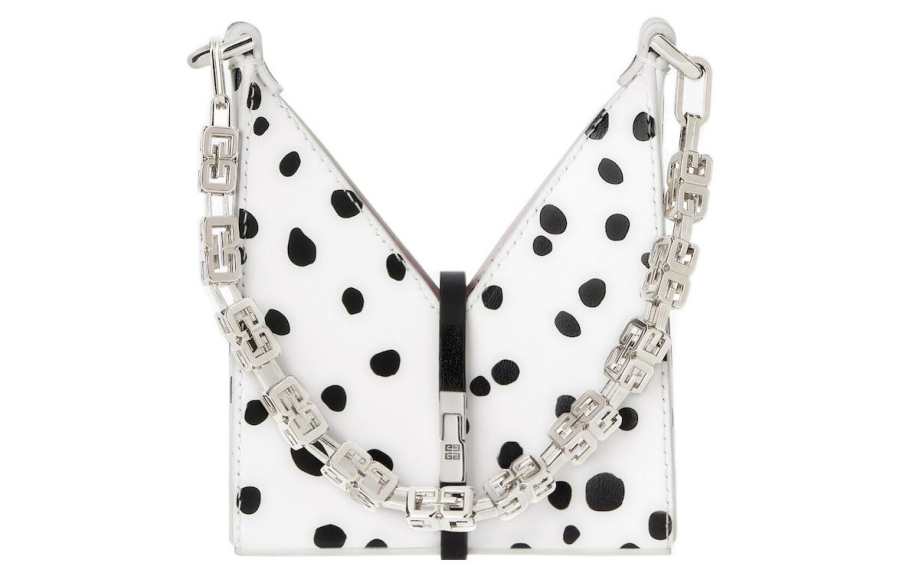 Givenchy Disney Collaboration Cut out Cow Leather Shoulder Bag, Handbag, Shoulder Bag Women's Black & White
