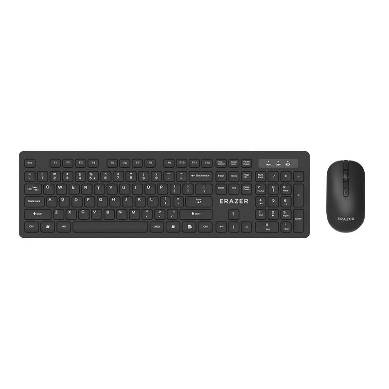 Erazer KN301 104 Keys 4th Setting DPI Business Multimedia Computers Notebook Wireless Keyboard & Mouse Set