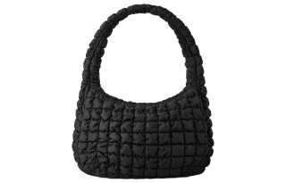 COS Polyester Cloud Bag, Handbag, Shoulder Bag Regular Women's Black