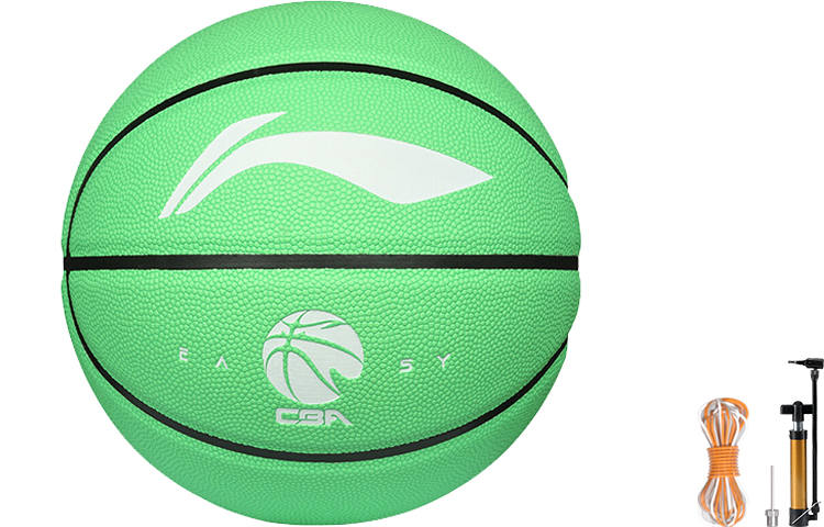 Li-Ning Li Ning CBA Collection Indoor, Outdoor, All Size 5 Ball Kids' Basketball Green Pu
