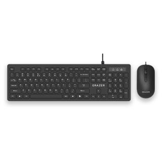 Erazer KM301 Wired Connection 104 Keys Multimedia Computers Notebook Keyboard & Mouse Sets