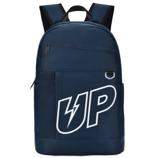 TURN UP Polyester Backpack Unisex Blue