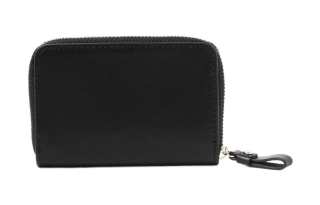 Beams Cow Leather Wallet, Card Holder Men's Black
