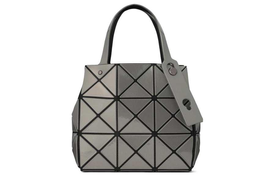 ISSEY MIYAKE CARAT Nylon Tote Bag, Shopping Bag, Handbag Women's Bronze