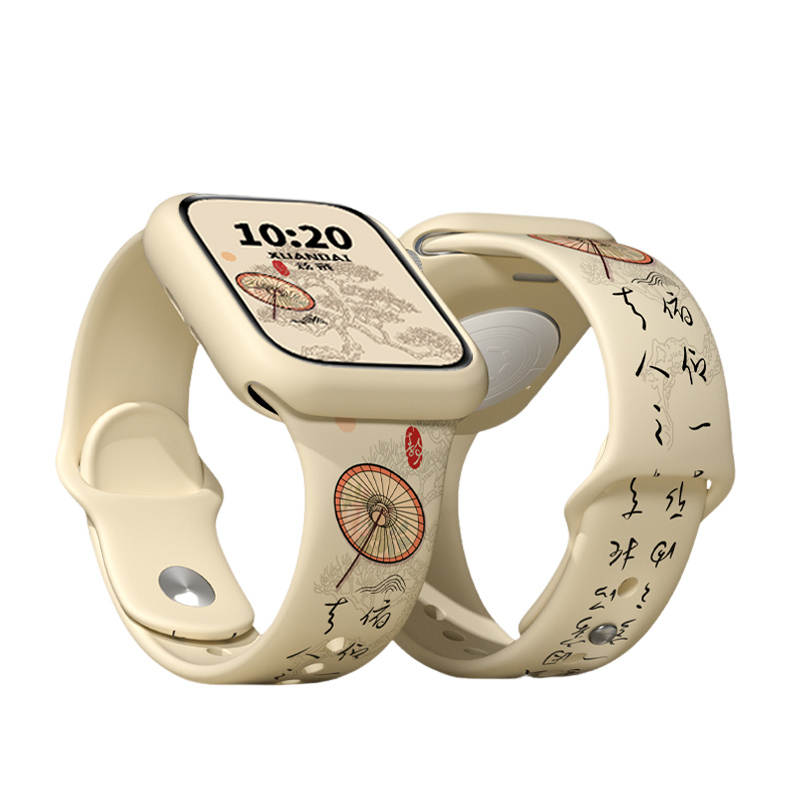 IBOANN IBOANN Strap Apple Compatibility Silicone Material