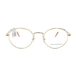 Ermenegildo Zegna Alloy Round Eyeglass Frames Men's