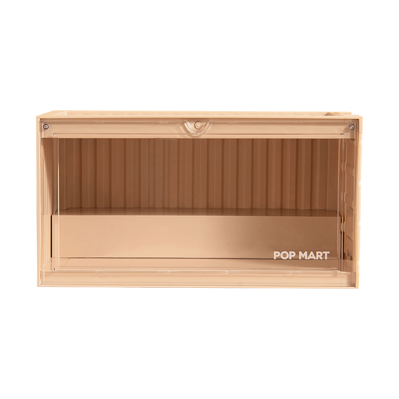 POP MART POP MART Container Luminous Figure Display Case Fashion Ecru Model Accessories